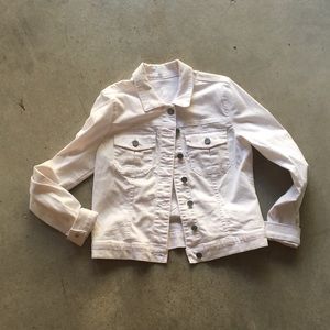 White denim jacket, never worn